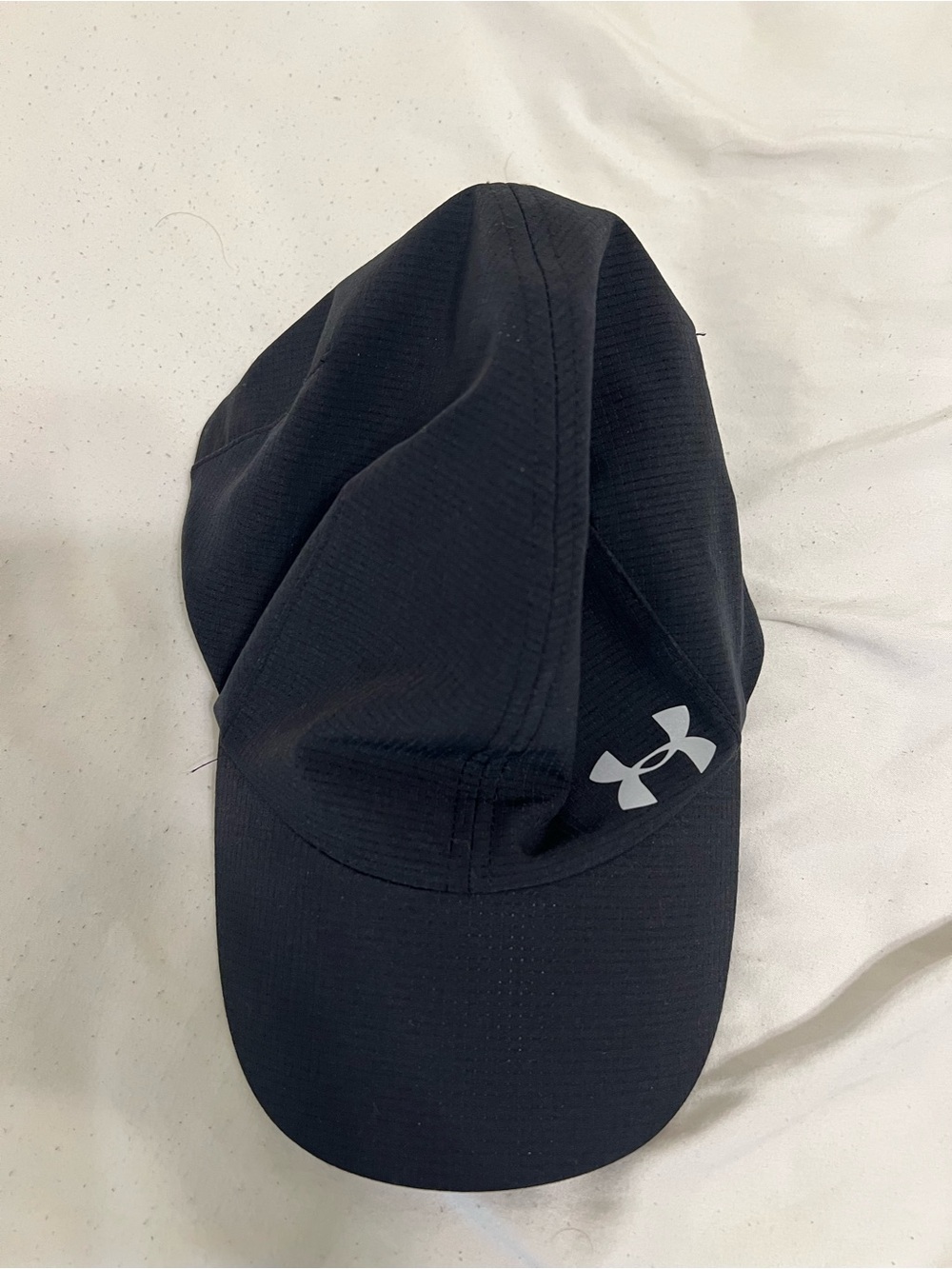 Under Armour Black Performance Cap with Reflective Logo